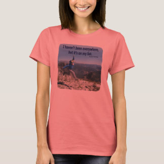 Overal op mijn lijst staan t-shirt