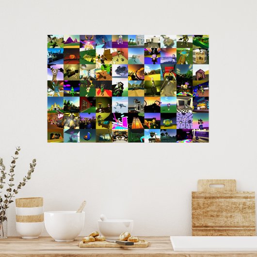 Overal Poster (Keuken)