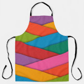 Overal print Schort kleurrijke driehoeken (Voorkant)