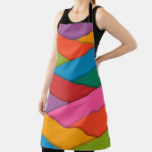 Overal print Schort kleurrijke driehoeken (Insitu)