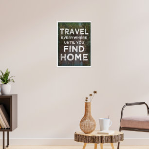 Overal Reizen Poster