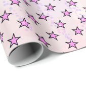 Overal sterren cadeaupapier (Rol Hoek)