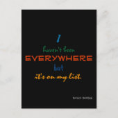 overal - susan sontag briefkaart (Voorkant)