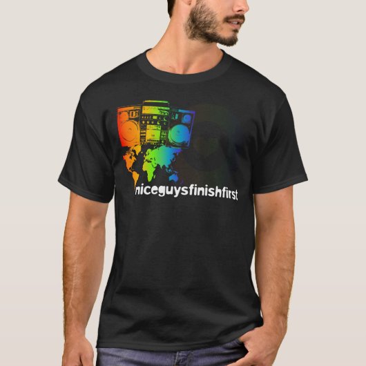 overal ter wereld mannen t-shirt (Voorkant)