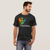 overal ter wereld mannen t-shirt (Voorkant volledig)