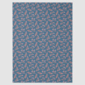 Overal verspreid - Turquoise Tissuepapier (Voorkant)