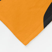 Overal Vleermuizen Oranje Halloween Knuffel Fleece Deken (Hoek)