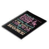 Overal waar deze loop Racer kan Roam Barrel Racing Notitieboek (Linkerzijde)