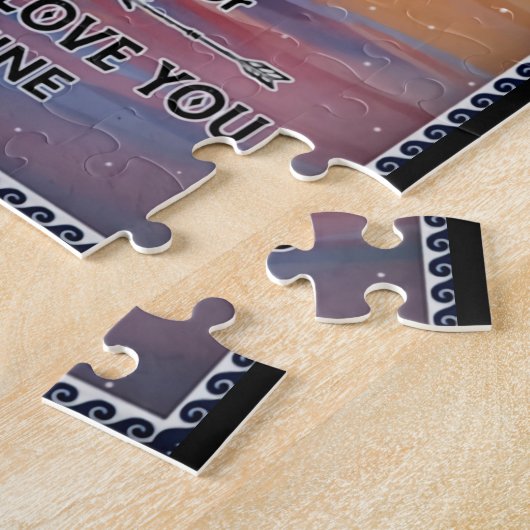 Overal waar je reis in het leven je vader Vist om  Legpuzzel (Zijkant)