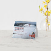 Overal waar paradise Inspirerend briefkaart (Gele Bloem)