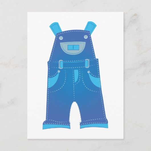 Overalls Briefkaart (Voorkant)