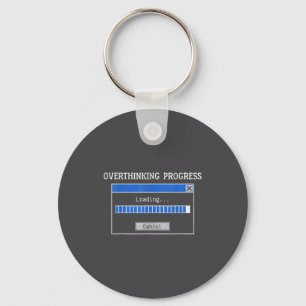 Overanalyseren Laden Grappige Tech Humor Quote Sleutelhanger