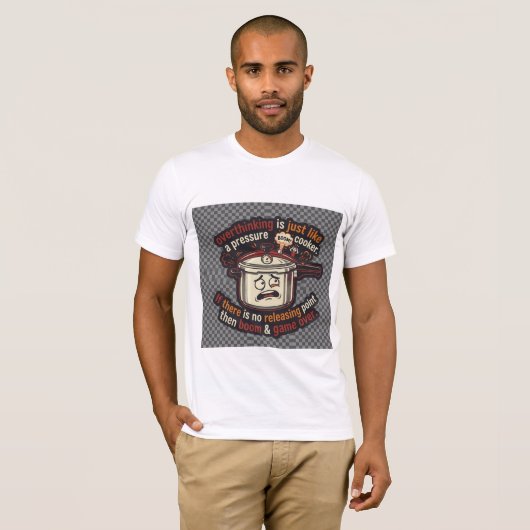 Overanalyseren T-shirt (Voorkant volledig)