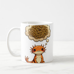 Overanalyserende Axolotl Grappige Quote Introvert Koffiemok