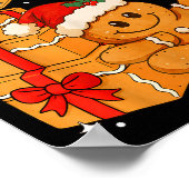 Overbaked And Over It Christmas Funny Cookies Ging Poster (Hoek)