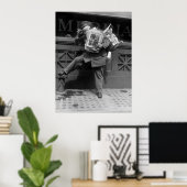Overbelaste Postman, jaren 20 Poster (Thuiskantoor)