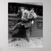 Overbelaste Postman, jaren 20 Poster (Voorkant)