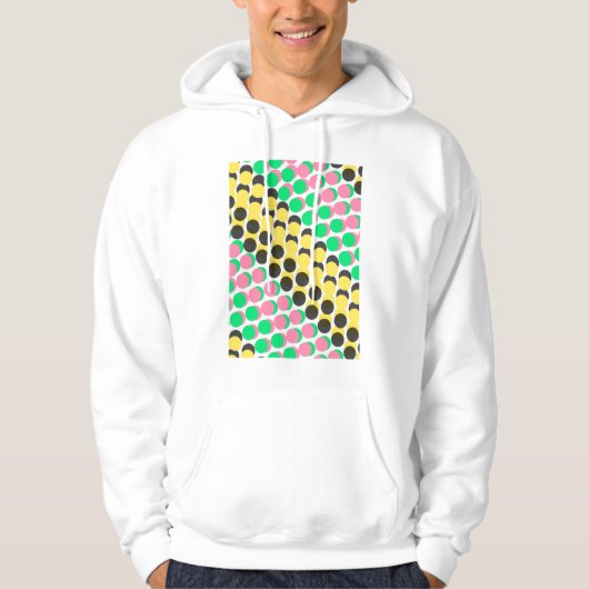 Overbelaste Stippen Hoodie (Voorkant)