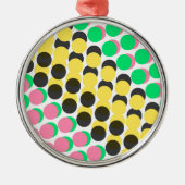 Overbelaste Stippen Metalen Ornament (Voorkant)