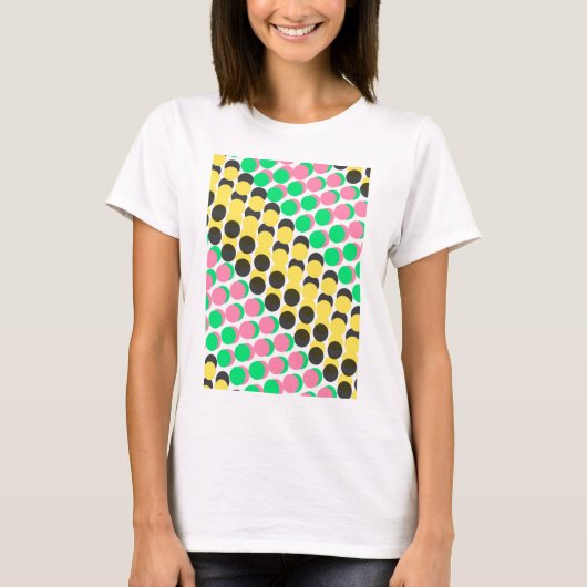 Overbelaste Stippen T-shirt (Voorkant)