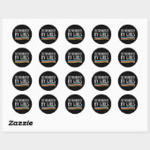 Overbelaste Vormgeving 2 Ronde Sticker (Vel)