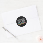 Overbelaste Vormgeving 2 Ronde Sticker (Envelop)