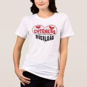Overbelasting door snijden Tri-Blend shirt (Voorkant)