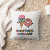Overbelasting door zoetheid | Donut & Ice Cream Ki Kussen (Deken)