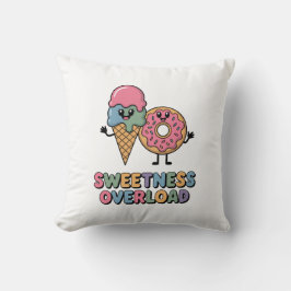 Overbelasting door zoetheid | Donut & Ice Cream Ki Kussen