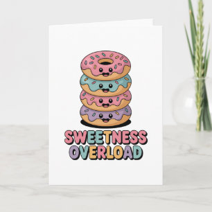 Overbelasting door zoetheid Donut Kinder Kaart