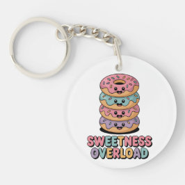 Overbelasting door zoetheid | Donut Kinder Sleutelhanger