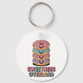 Overbelasting door zoetheid | Donut Kinder Sleutelhanger (Voorkant)