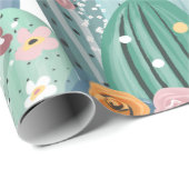 Overbelastingspapier van cactus cadeaupapier (Rol Hoek)