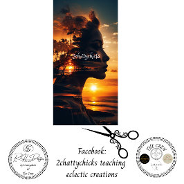 Overbelichte vrouw Sunset Decoupage Tissuepapier