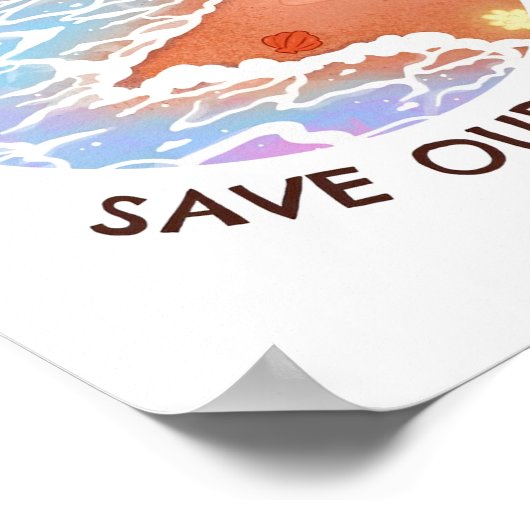 Overbevissing sparen Ons Surf Poster (Hoek)