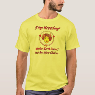 Overbevolking stoppen t-shirt