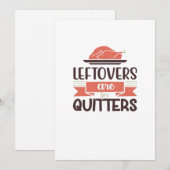 Overblijfsel Is Voor Stoppen Met Funny Thanksgivin Feestdagenkaart (Voorkant / Achterkant)