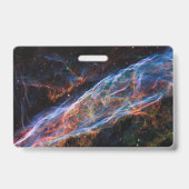 Overblijfselen van supernova de Sluiersnevel Hubbl Badge (Achterkant)