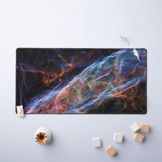 Overblijfselen van supernova de Sluiersnevel Hubbl Bureaumat (Kindertafel)