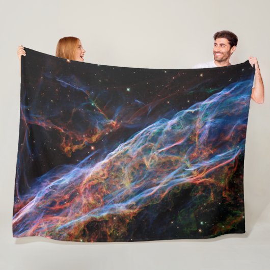 Overblijfselen van supernova de Sluiersnevel Hubbl Fleece Deken (In situ)
