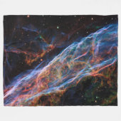 Overblijfselen van supernova de Sluiersnevel Hubbl Fleece Deken (Voorkant (Horizontaal))