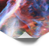 Overblijfselen van supernova de Sluiersnevel Hubbl Foto Afdruk (Hoek)