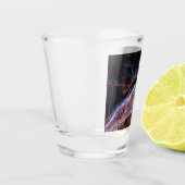 Overblijfselen van supernova de Sluiersnevel Hubbl Shot Glas (Links)