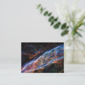 Overblijfselen van supernova de Sluiersnevel Hubbl Visitekaartje (Staand voorkant)