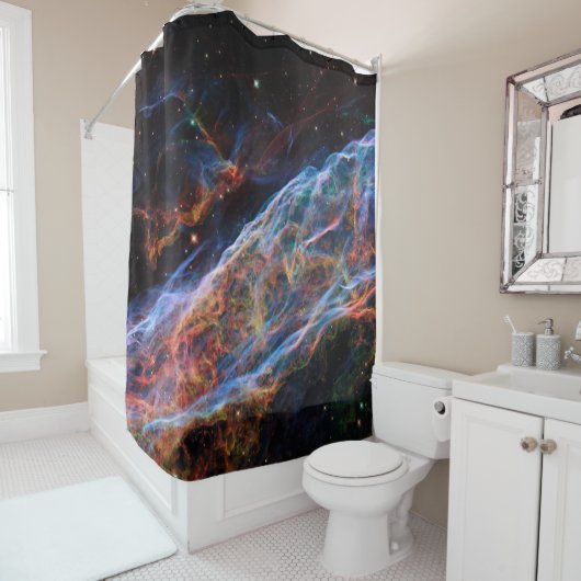 Overblijfselen van supernova in de sluiernevel Hub Douchegordijn (In situ)
