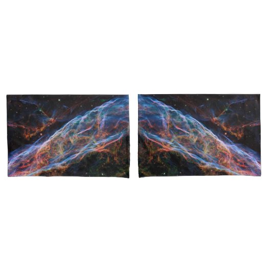 Overblijfselen van supernova in de sluiernevel Hub Kussensloop (Voorkant-Set)