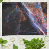 Overblijfselen van supernova in de sluiernevel Hub Theedoek (Gevouwen)