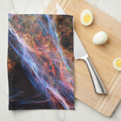 Overblijfselen van supernova in de sluiernevel Hub Theedoek (Quarter Fold)