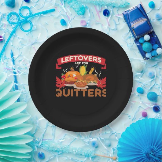 Overblijfselen zijn voor stoppers minimaal creatie papieren bordje (Feest)