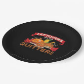 Overblijfselen zijn voor stoppers minimaal creatie papieren bordje (Gekanteld)